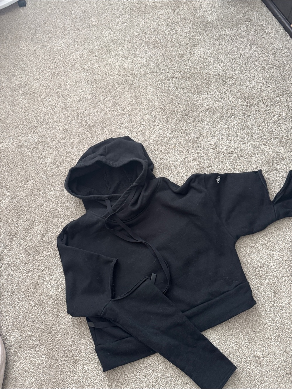 Alo cropped hoodie